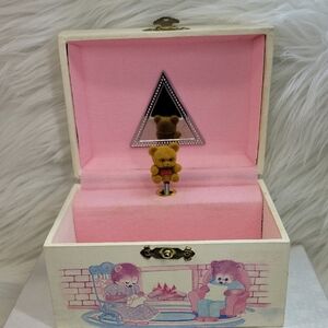 💕1976 Gunther Mele Teddy Bear Musical Jewelry Box
